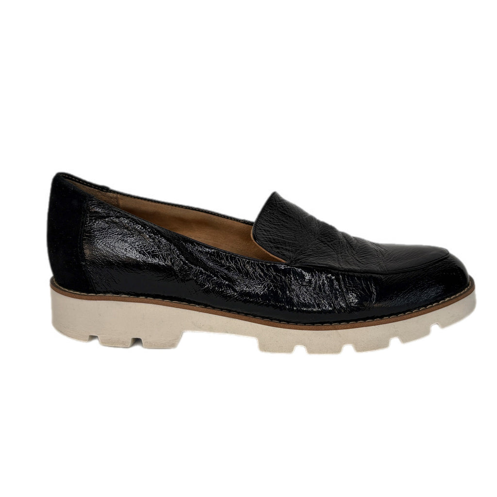 Vionic Kensley Black Patent Leather Slip On Loafers - Women's Size 9