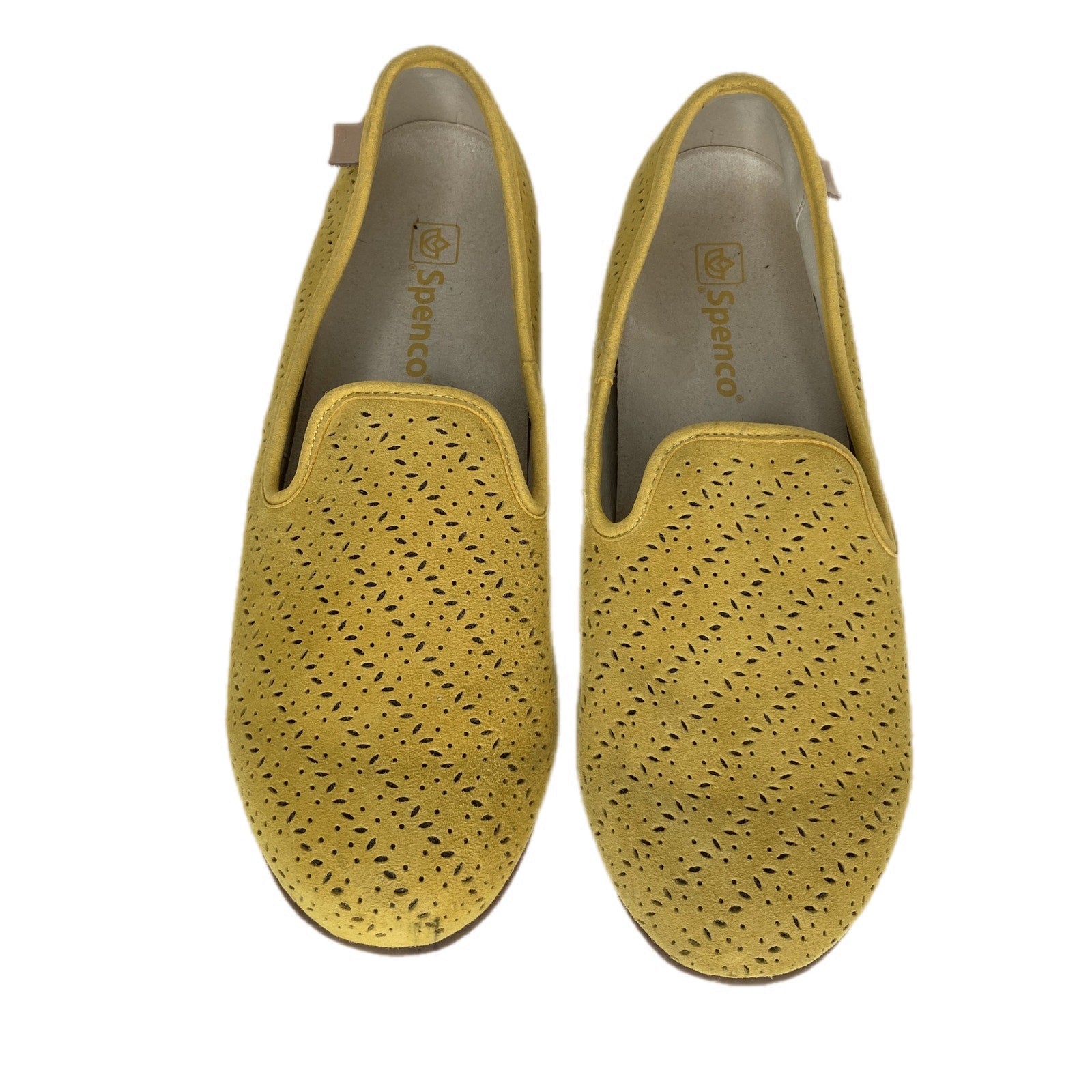 Spenco Yellow Flex Align Flat Loafers - Women's Size 10B