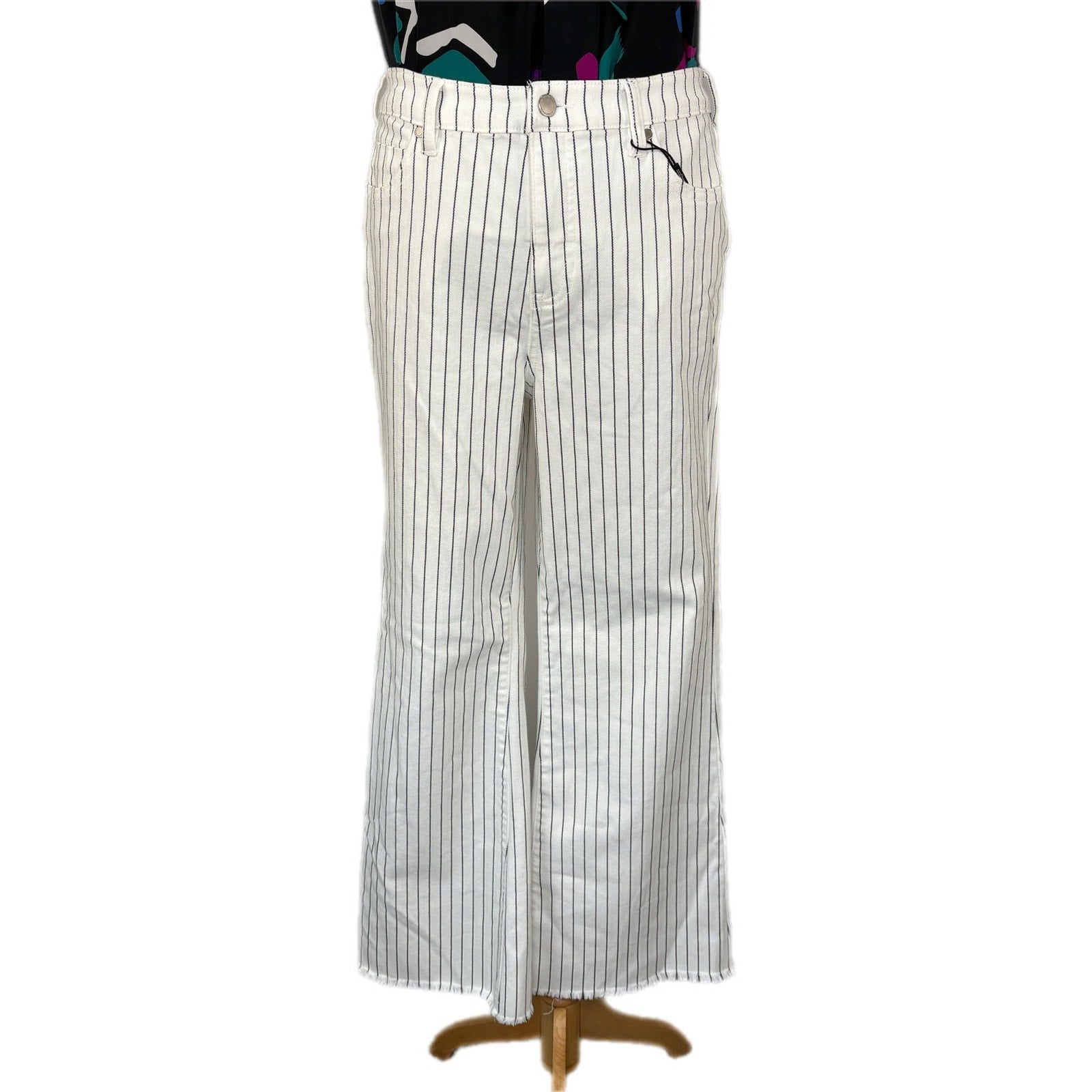 Liverpool High Rise Flare Striped Jeans NWT - Women's Size 10