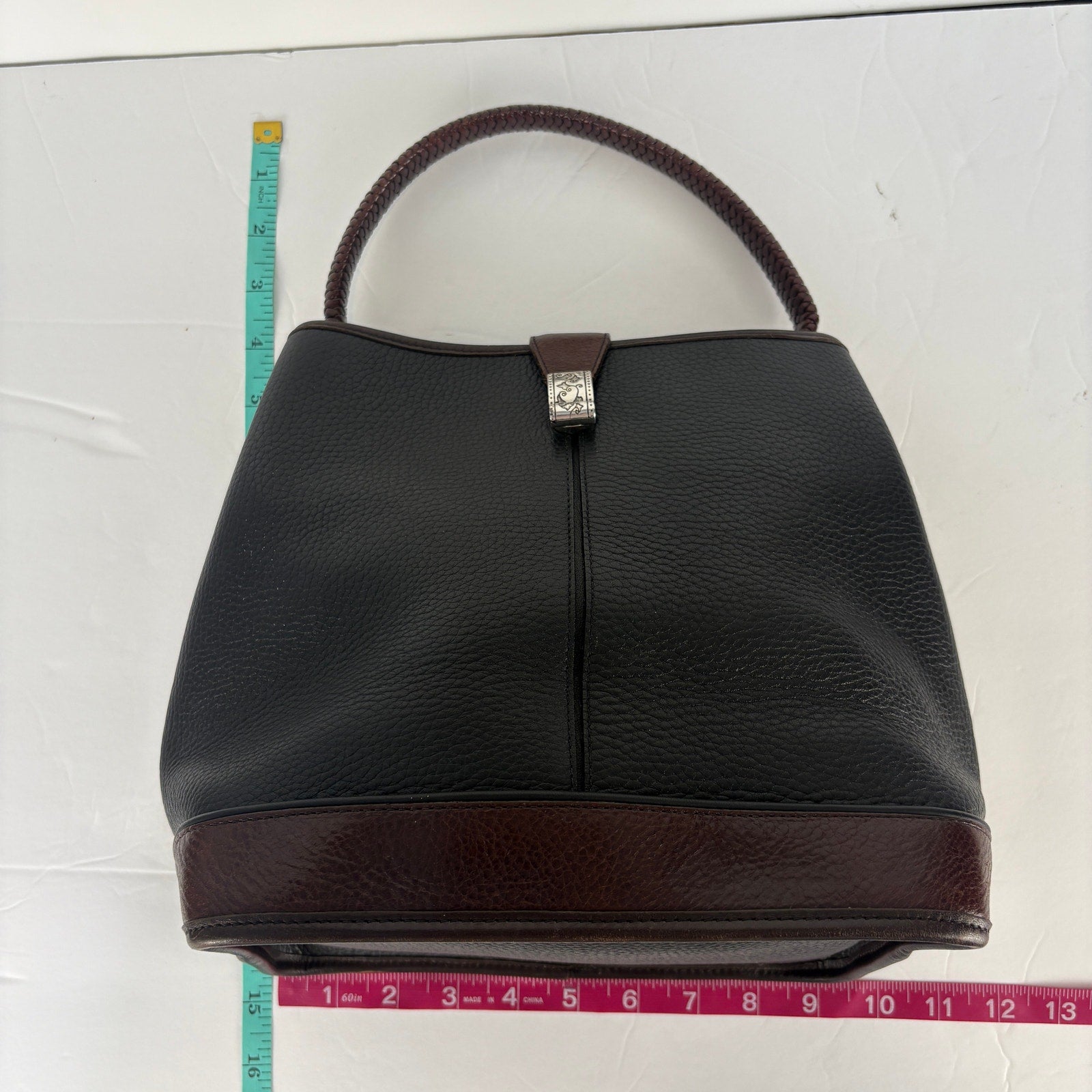 Vintage Brighton Leather Bucket Bag