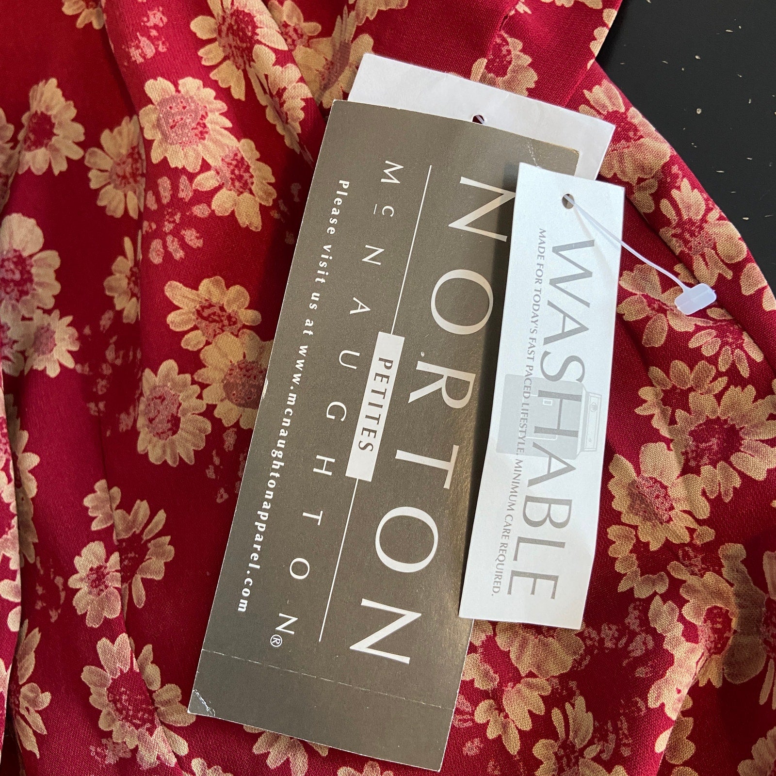 Vintage Floral Peter Pan Collar Short Sleeve Blouse NWT - Women's Size PM