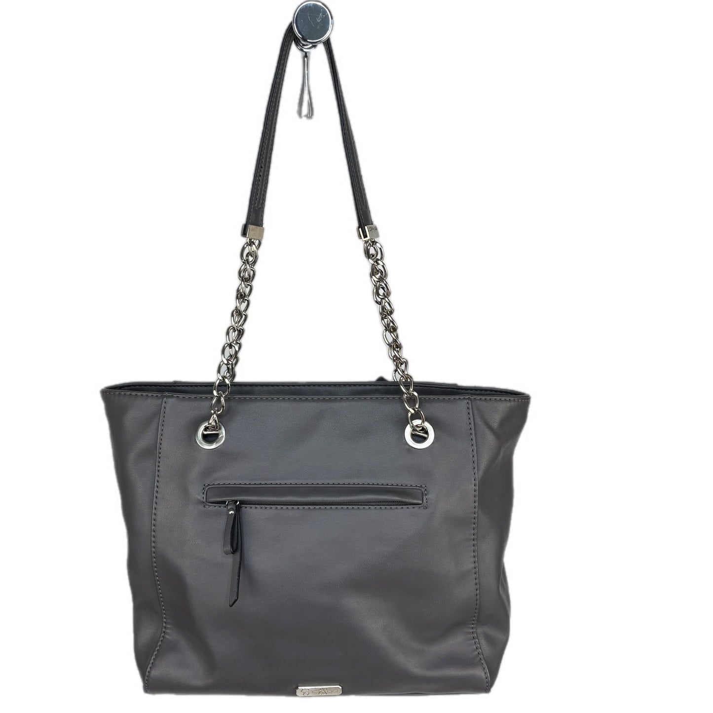 Jessica Simpson Gray Studded Bow Shoulder Bag