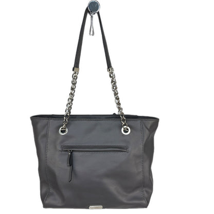 Jessica Simpson Gray Studded Bow Shoulder Bag