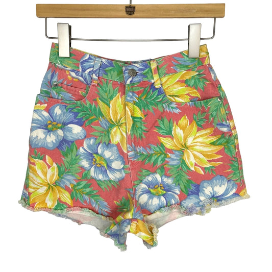 American Vintage Bright Floral Custom Cutoff Shorts - Women's Size 5