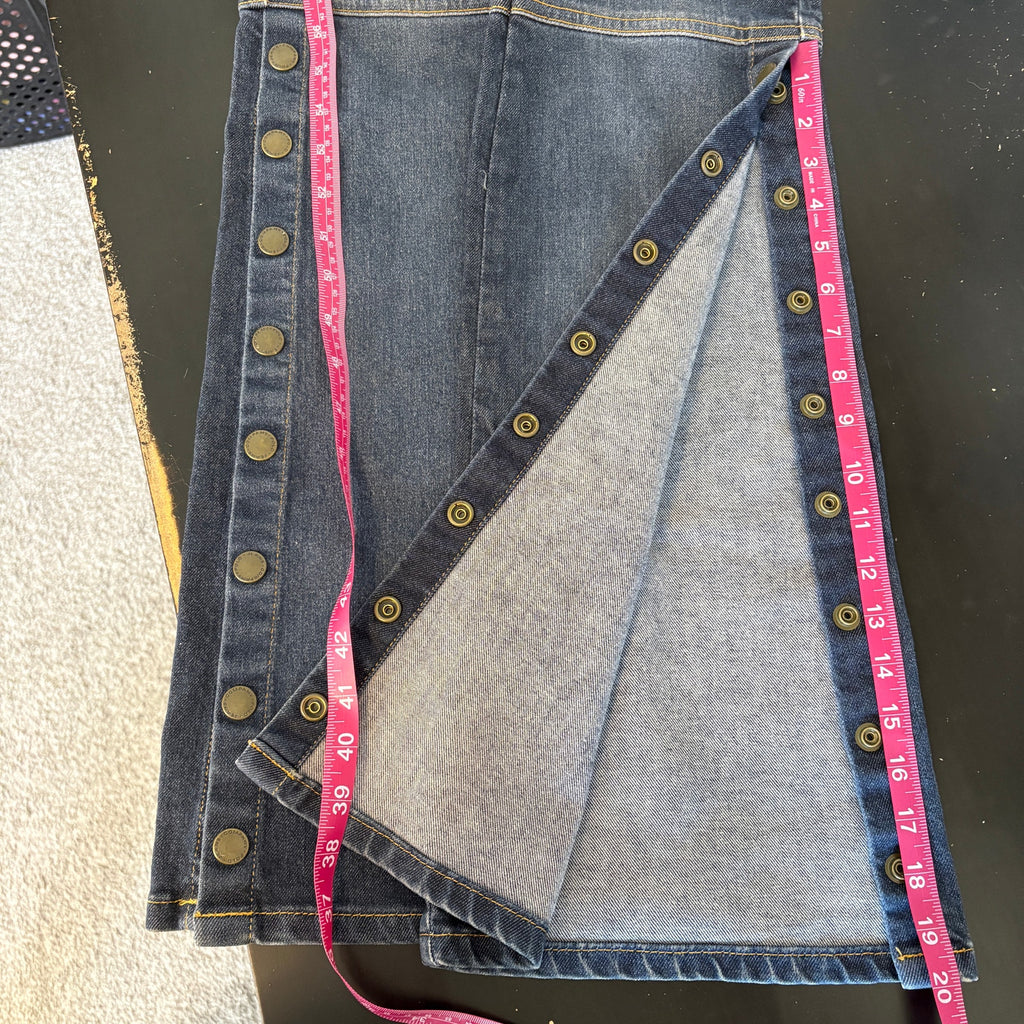 Y2K Polo Jeans Company Stretch Bootcut Snap Sides - Women's Size 6