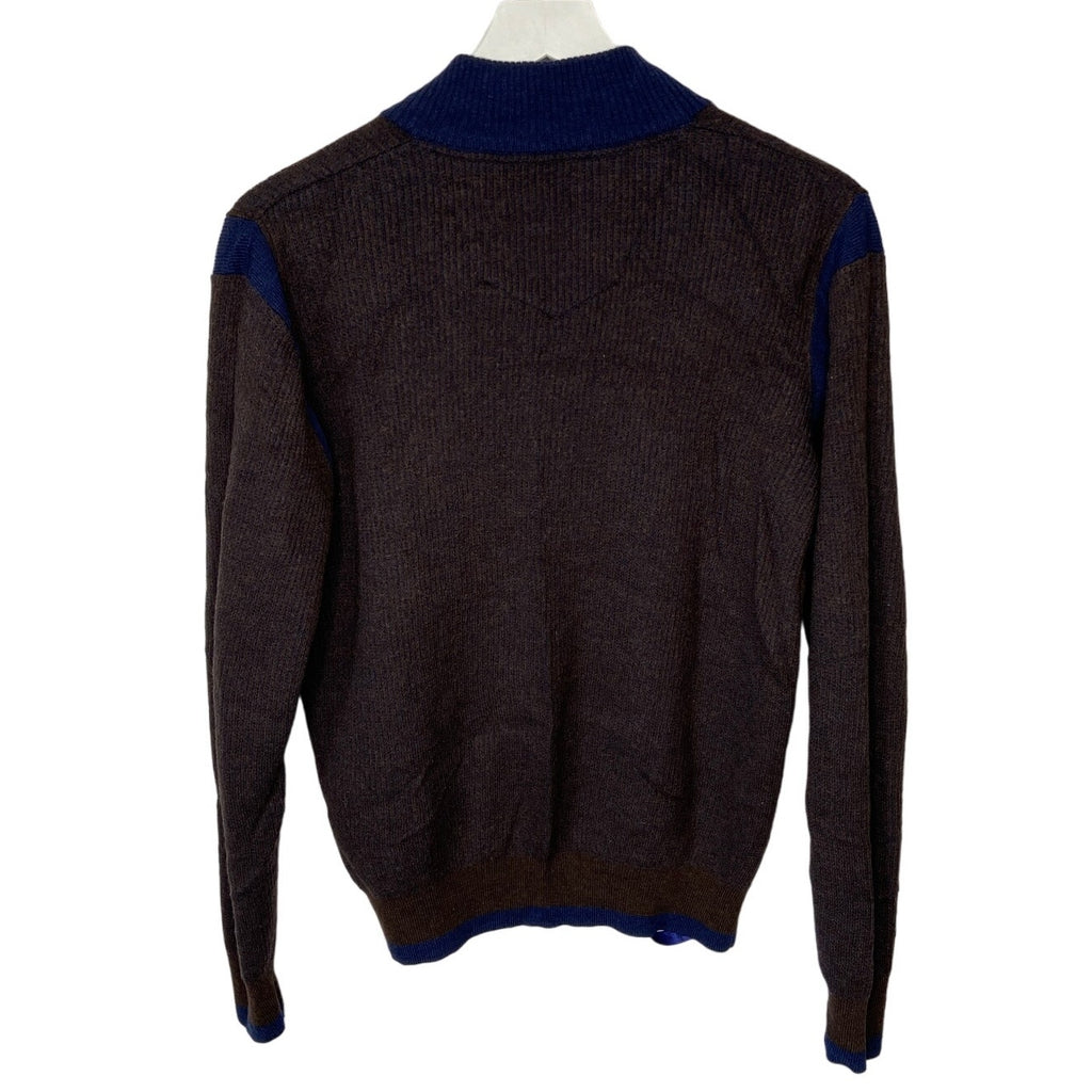 Robert Graham Wool 1/4 Zip Sweater - Men's Size XL