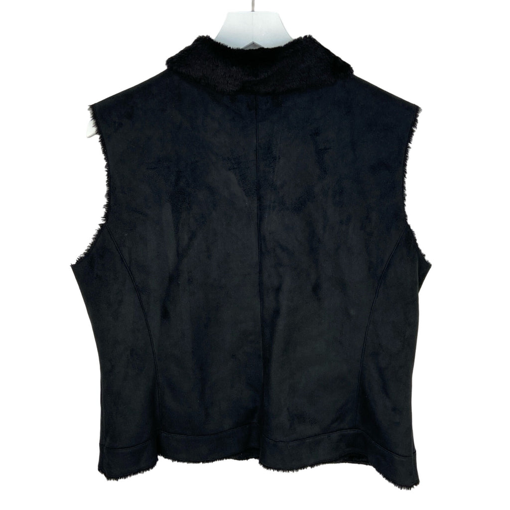 Pendleton Faux Suede Zip Up Vest - Women's Size L