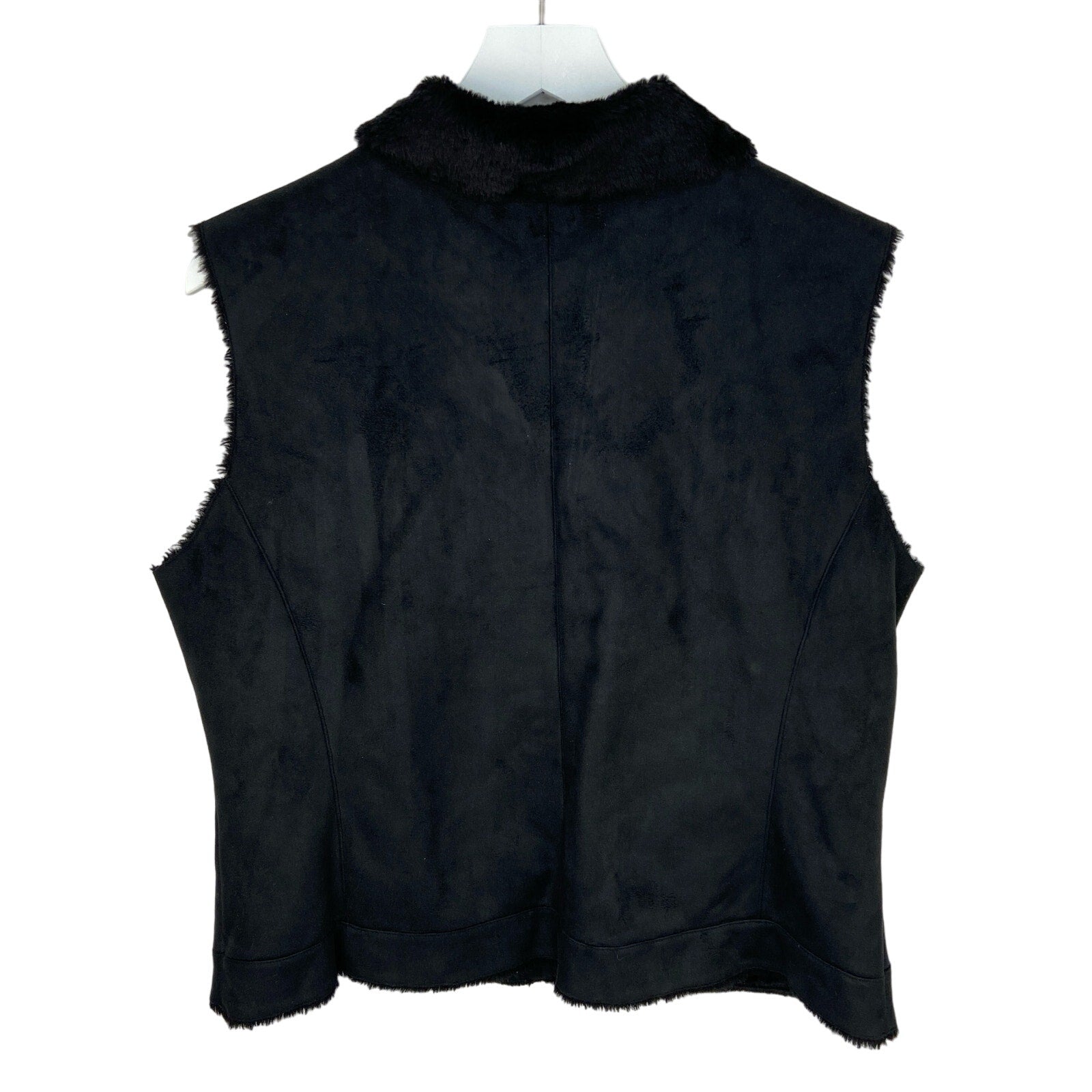 Pendleton Faux Suede Zip Up Vest - Women's Size L