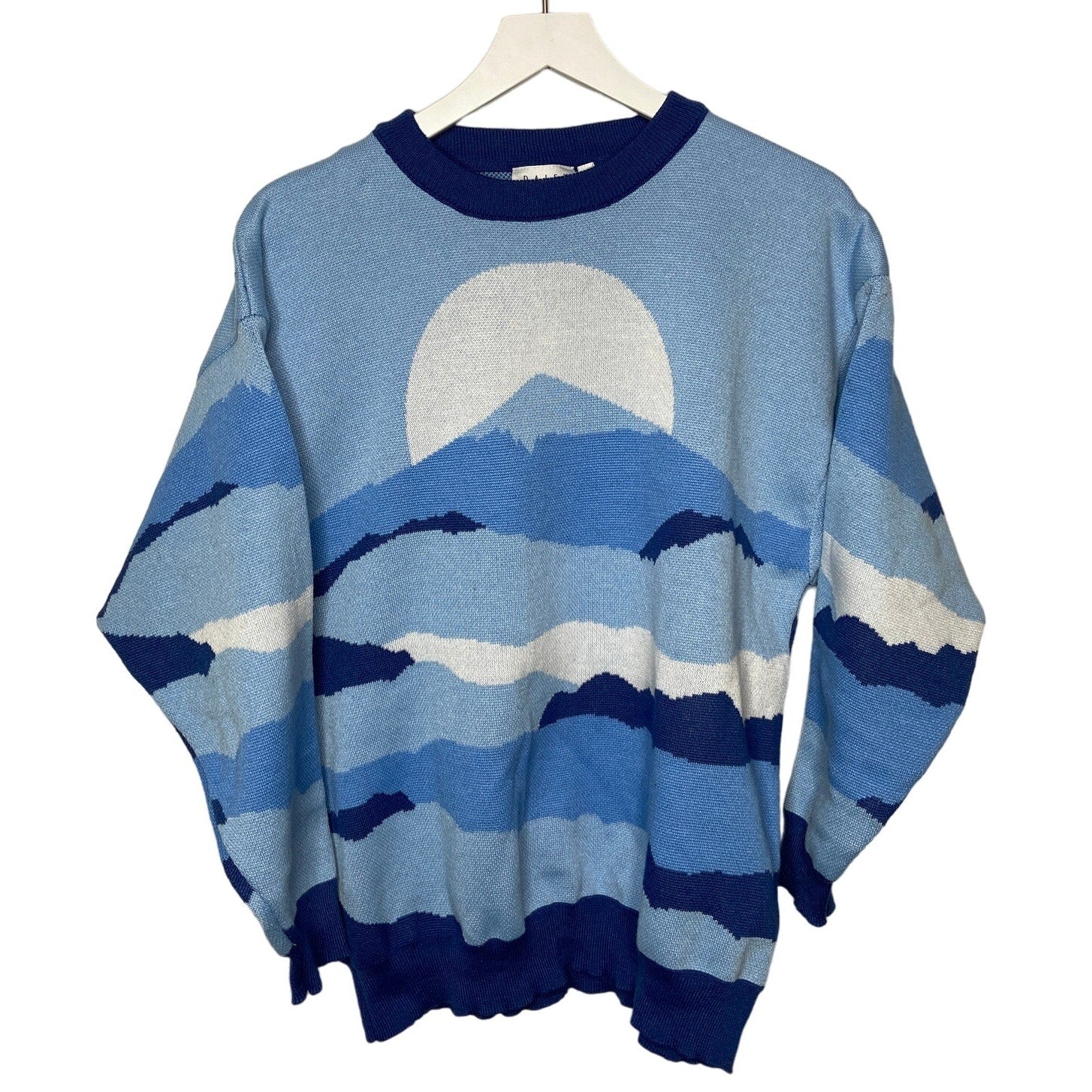 Daisy Street Blue Mountain Sunset Sweater - Women's Size XXL