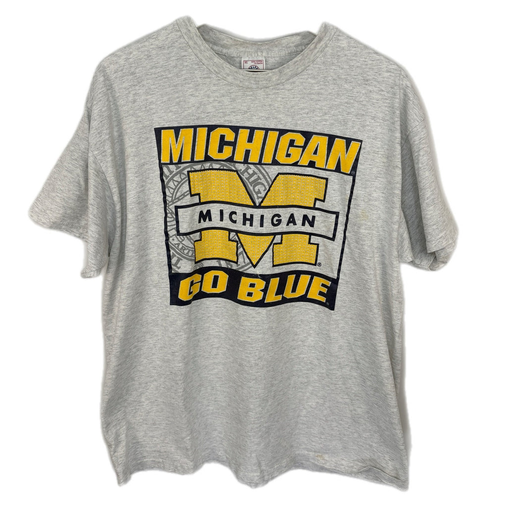 Vintage Single Stitch University of Michigan Go Blue T Shirt - Adult Size XL