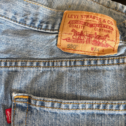 Levi's 550 Relaxed Fit Jean Shorts - Men's Size 34