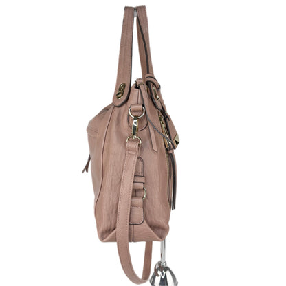 Jessica Simpson Pink Roxanne Hobo Satchel Shoulder Bag