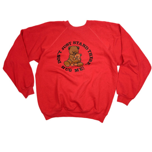 American Vintage Little Bears Hug Me Crewneck Sweatshirt - Women's Size L