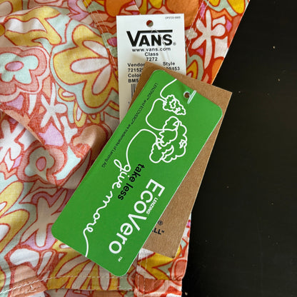 Vans Floral Resort Button Up Crop Shirt NWT - Women's Size XS
