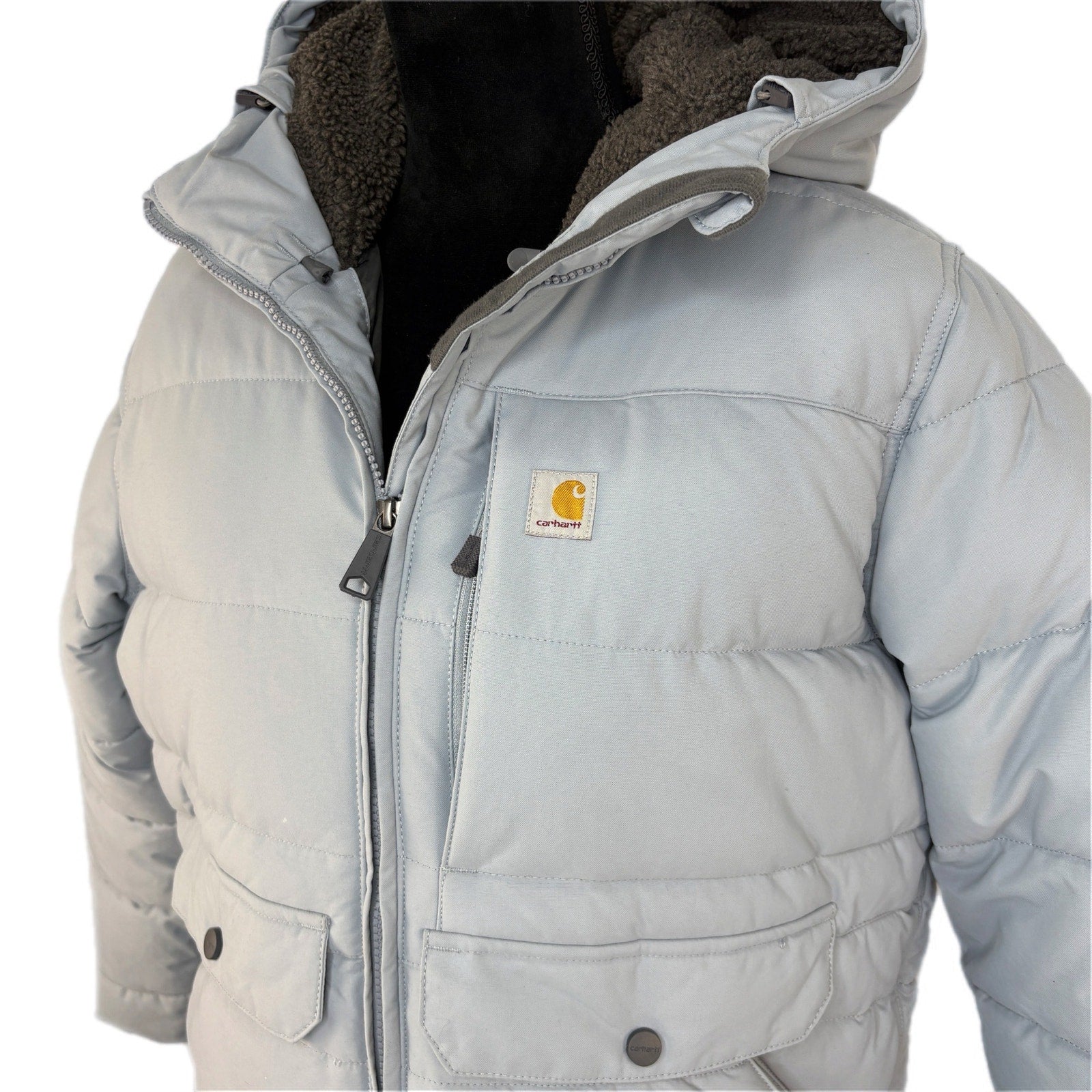 Carhartt Rain Defender Fleece Lined Nylon Puffer Jacket - Women's Size L