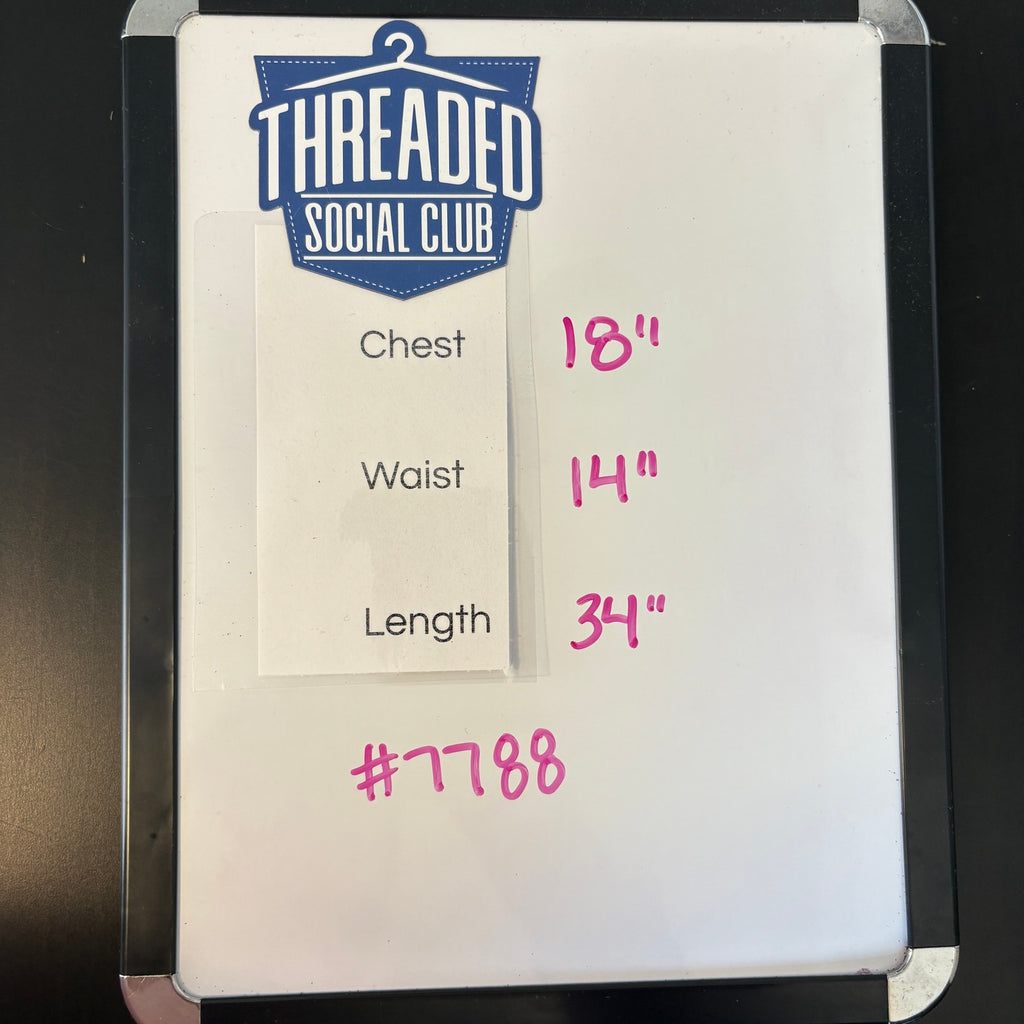 Sparkle Patterned Long Sleeve Dress - Women's Size M