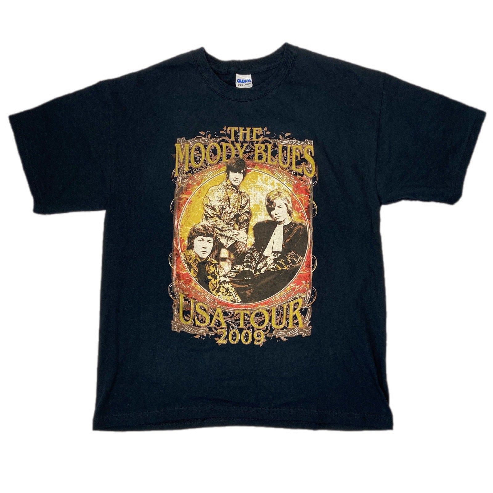 The Moody Blues Concert T Shirt 2009 Tour - Adult Size L