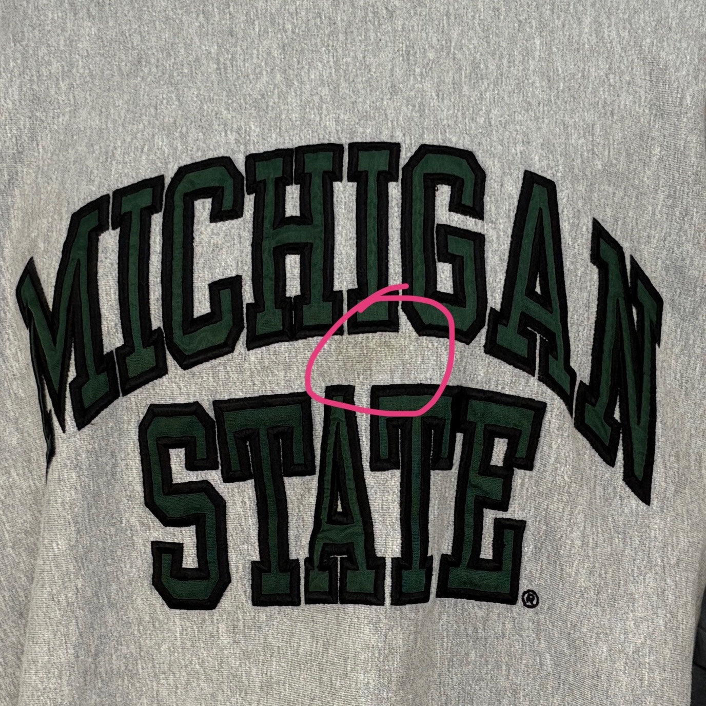 Steve & Barry's Michigan State Crewneck Sweatshirt - Adult Size XL