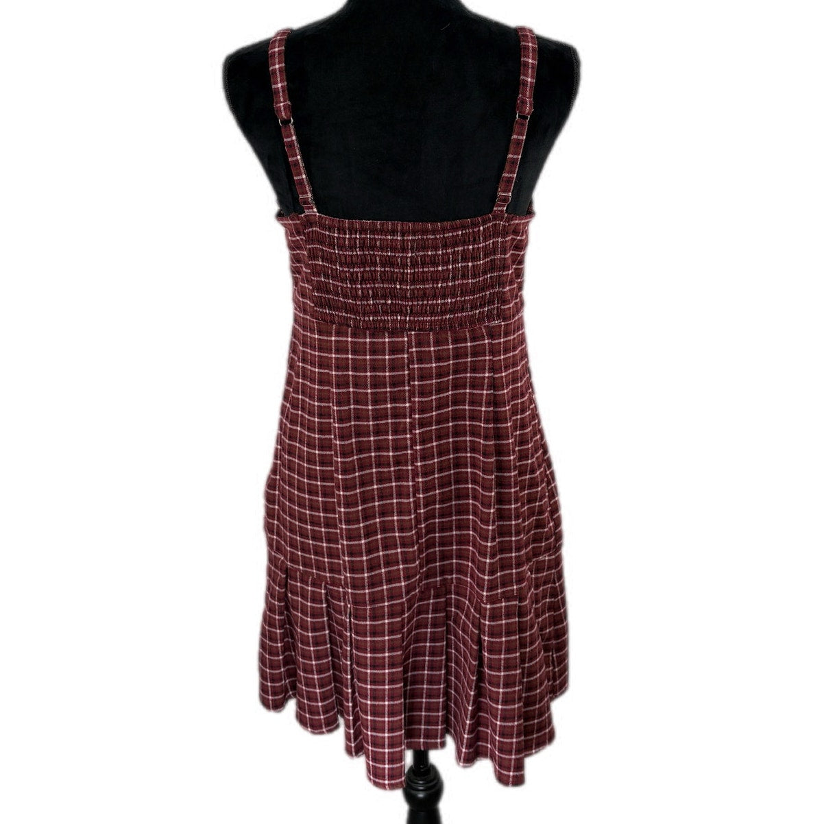 Hollister Plaid Flannel Jumper Dress - Women's Size L