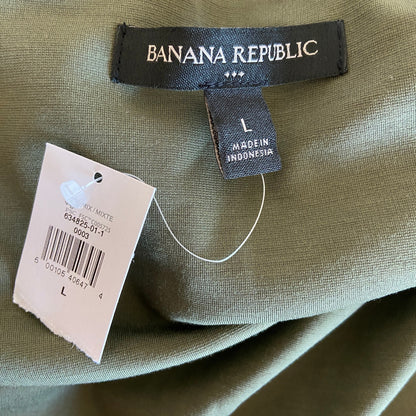 Banana Republic Green Crop Tank Top NWT - Women's Size L