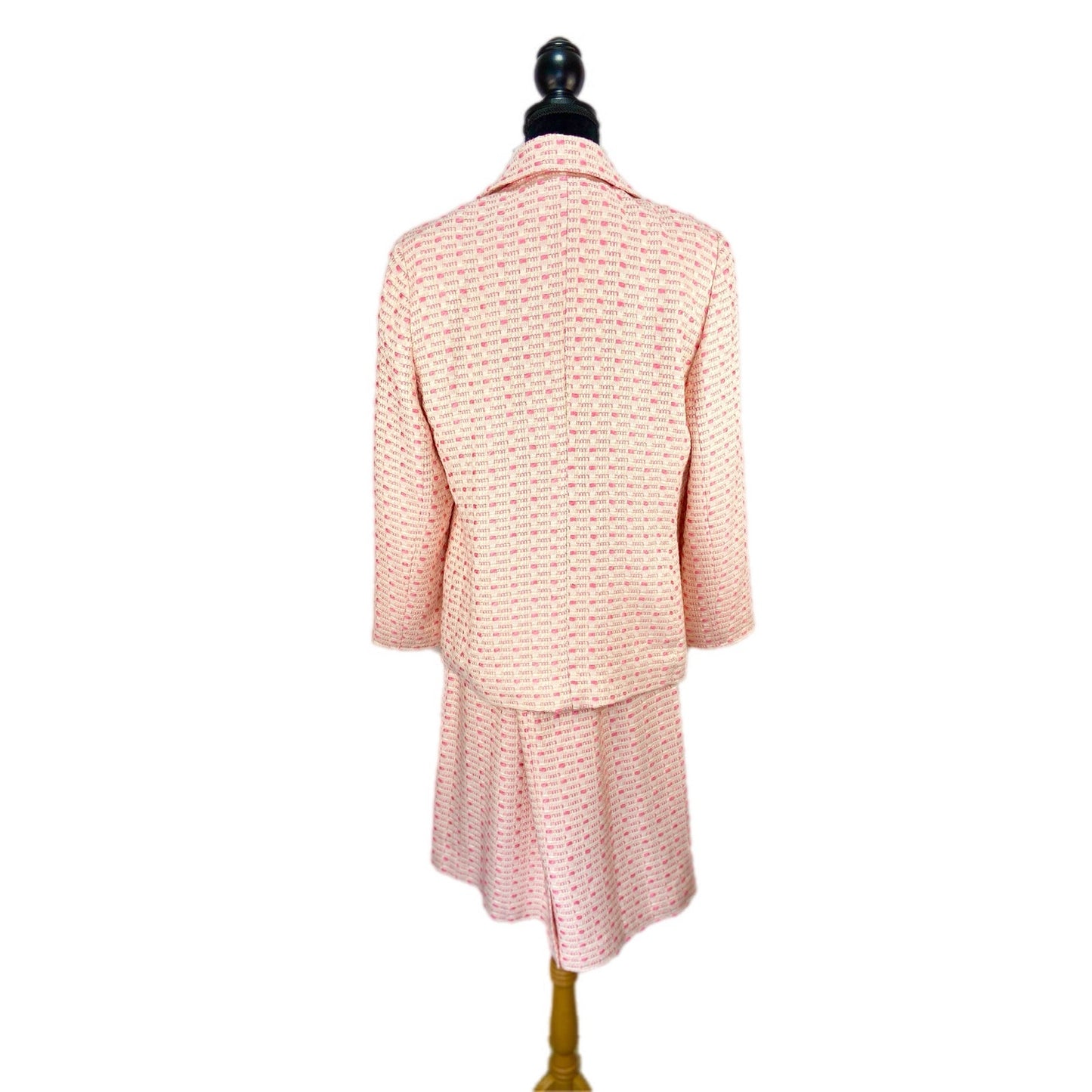 J.G. Hook Pink Textured Patterned Skirt Suit NWT - Women's Size 16W