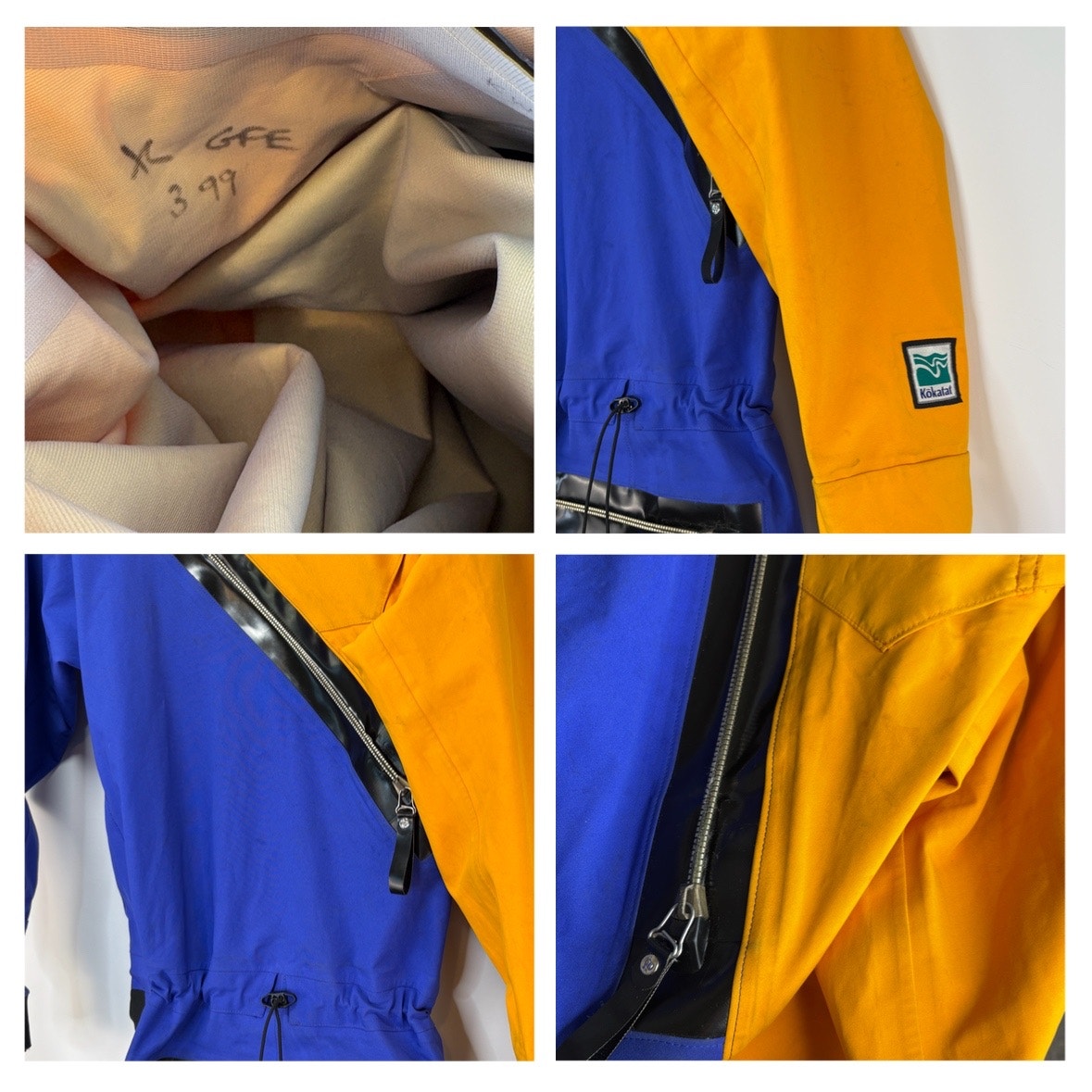 KOKATAT Gore-Tex Drysuit Metal Entry Zipper Kayak - Men's XL