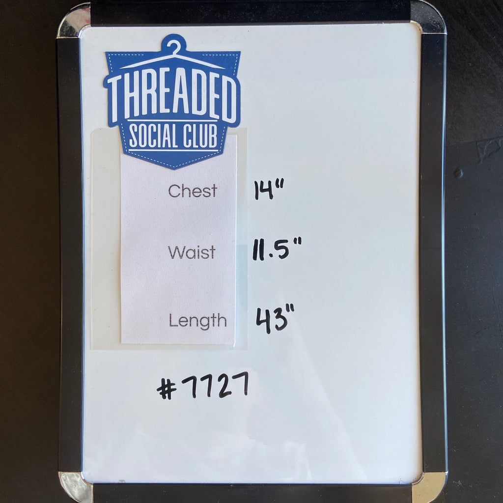 Nic + Zoe Ribbed Distorted Print Knit 3/4 Sleeve Dress - Women's Size M