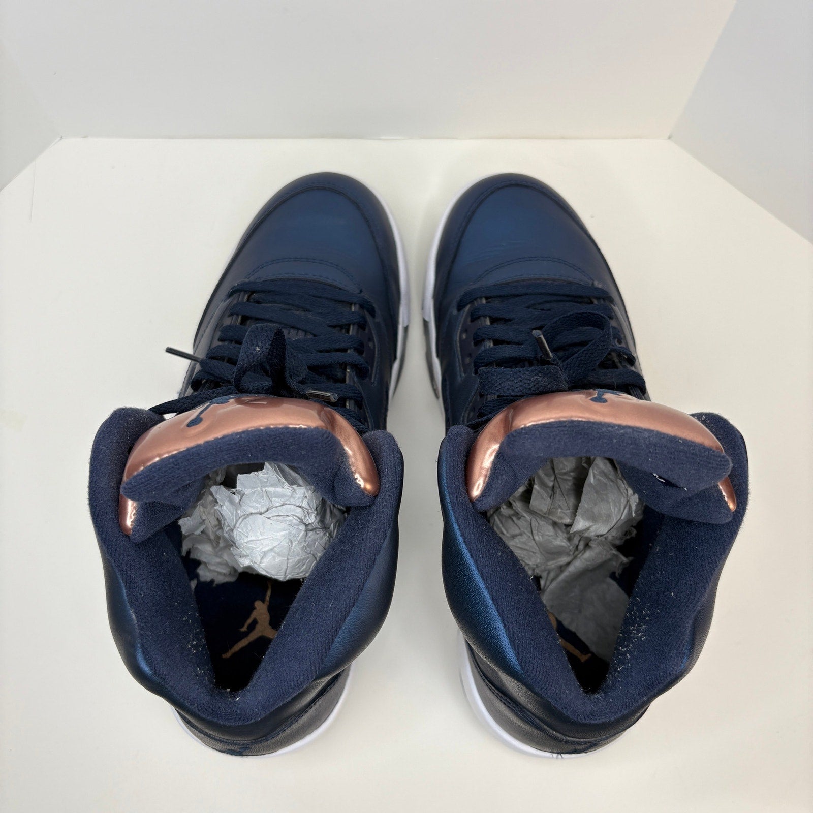 Jordan 5 Retro Bronze Obsidian 136027 416 - Men's Size 9