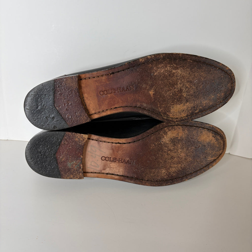 Vintage Cole Haan Leather Tassel Two Tone Loafers - Women's Size 9 Narrow