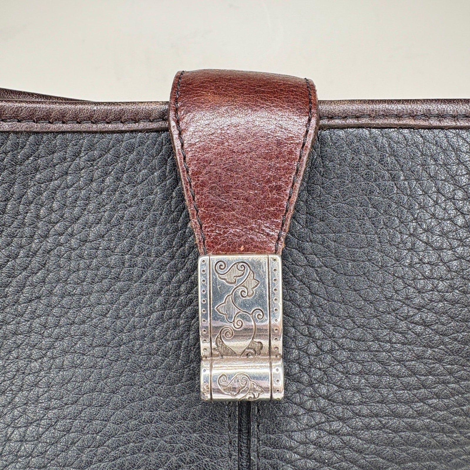 Vintage Brighton Leather Bucket Bag