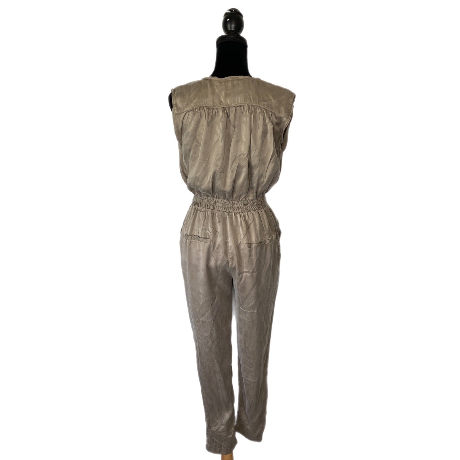 elevenses Anthropologie Silk Sleeveless Jumper - Women's Size XSP