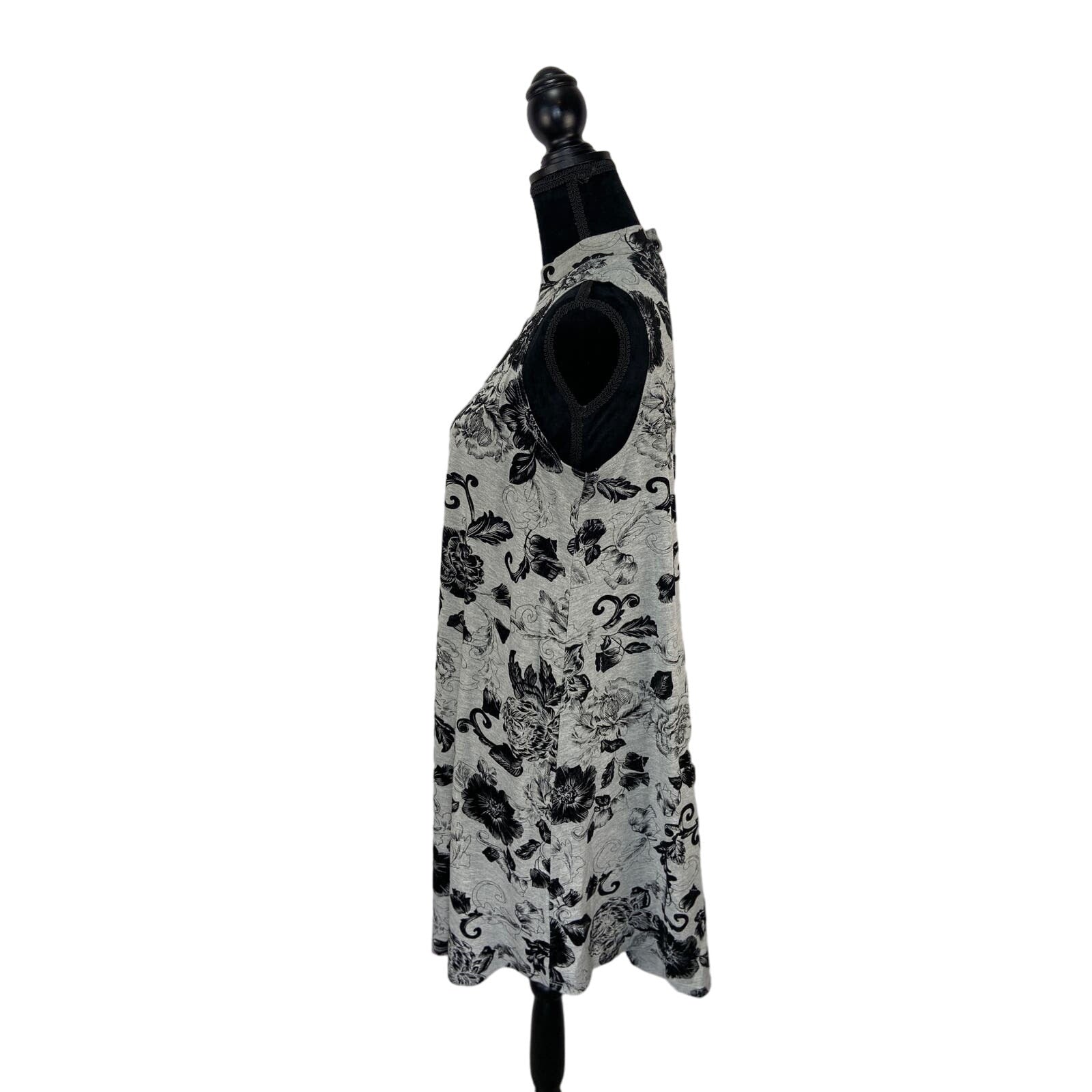 Philosophy Flocked Floral Shift Dress - Women's Small