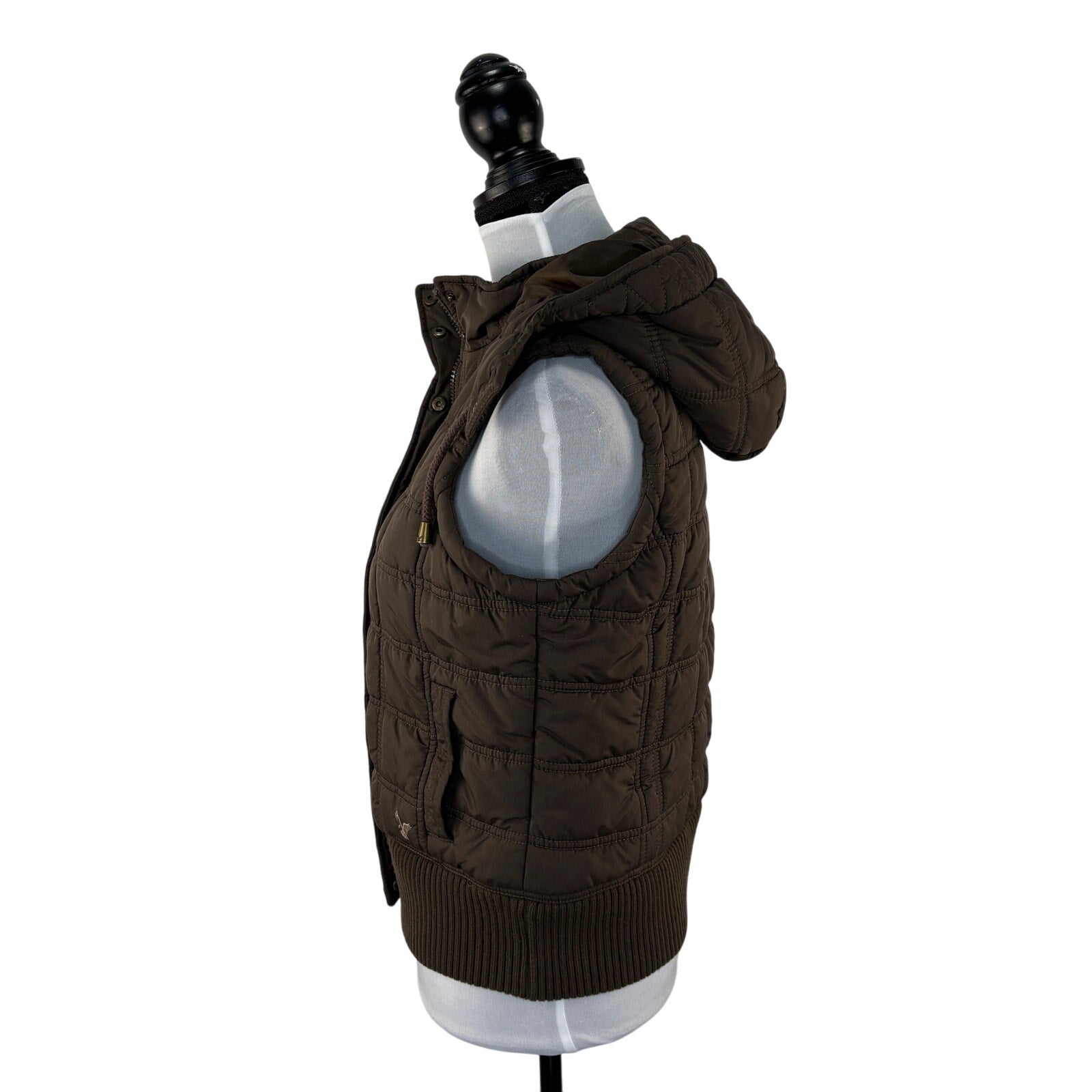 2010's American Eagle Hooded Puffer Vest - Women's Size M