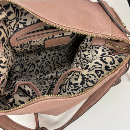 Jessica Simpson Pink Roxanne Hobo Satchel Shoulder Bag
