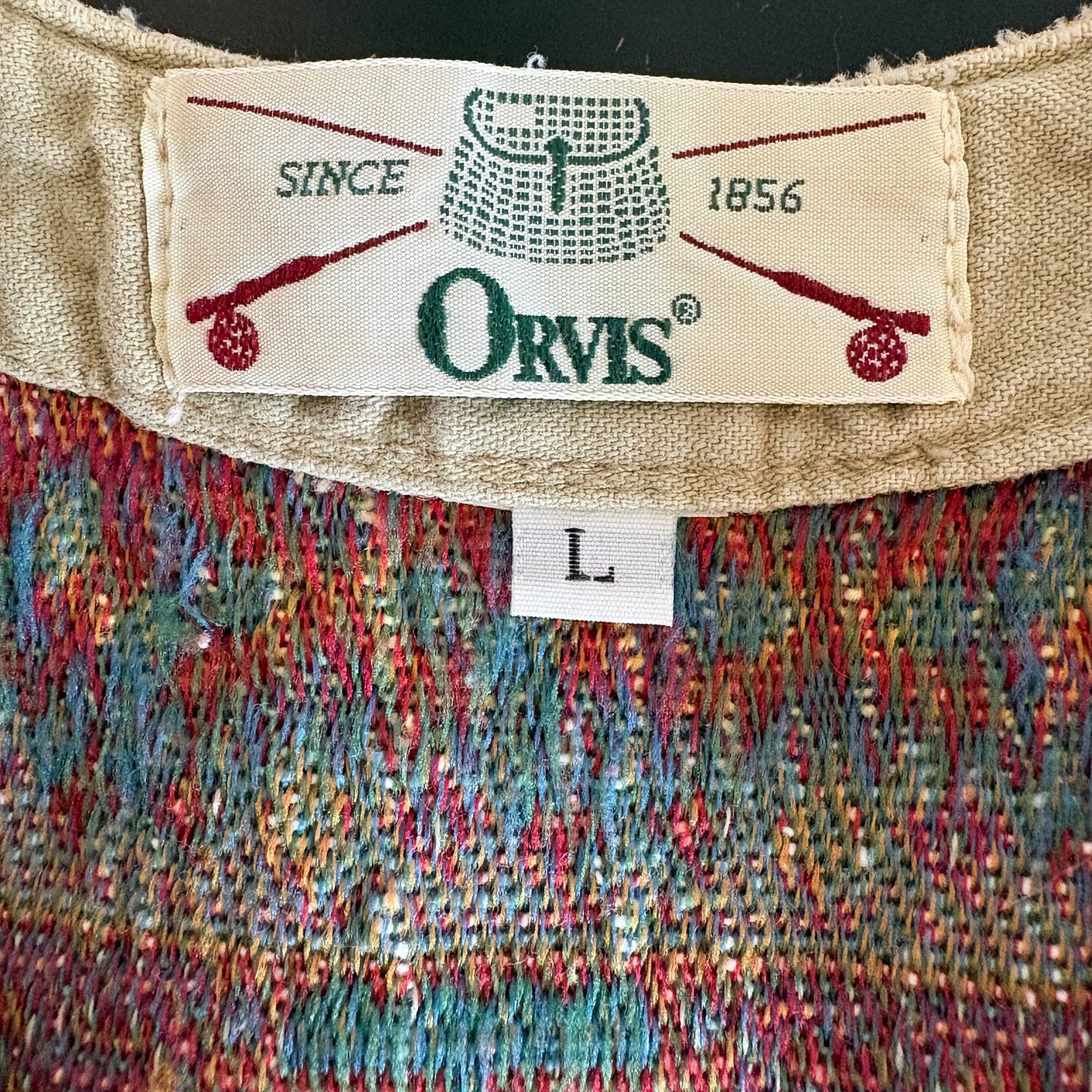 American Vintage Orvis Southwest Pattern Vest - Women's Size L