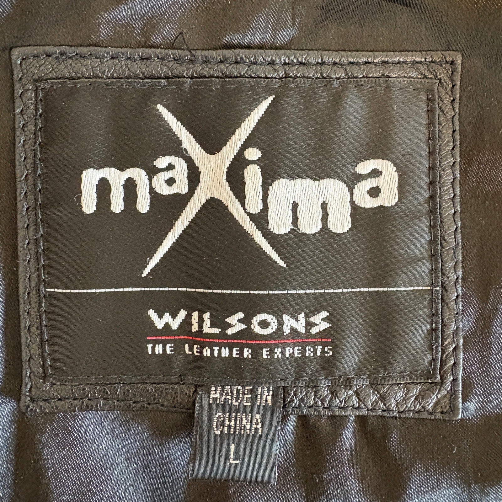 Y2K Wilsons Leather Jacket in Black| Real Leather | Threaded Social Club