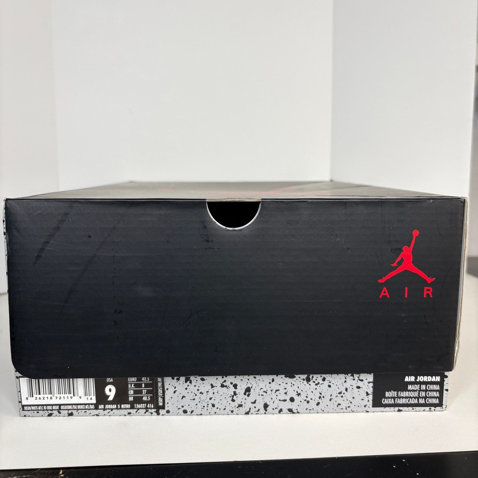 Jordan 5 Retro Bronze Obsidian 136027 416 - Men's Size 9