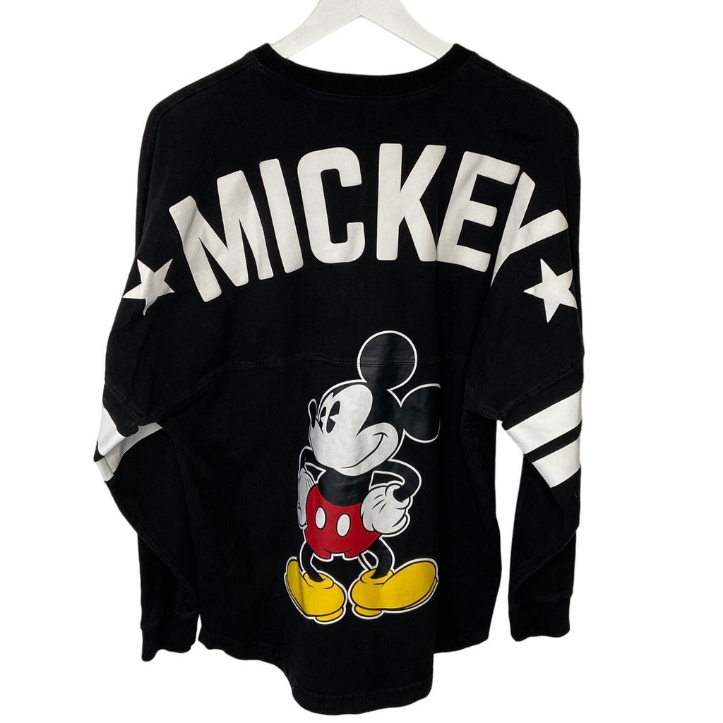Disney Mickey Mouse Jersey Style Long Sleeve T Shirt - Women's Size M