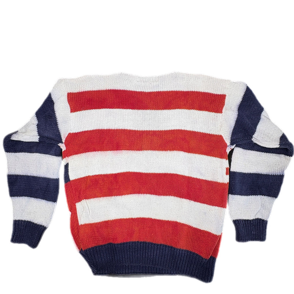 Y2K American Eagle USA Flag Crewneck Sweater - Men's Size M