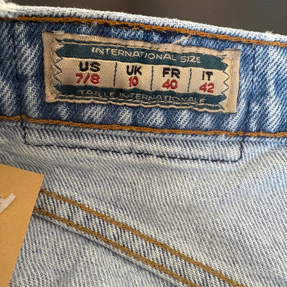 Vintage Express Cuffed High Waist Jean Shorts - Women's Size 7/8