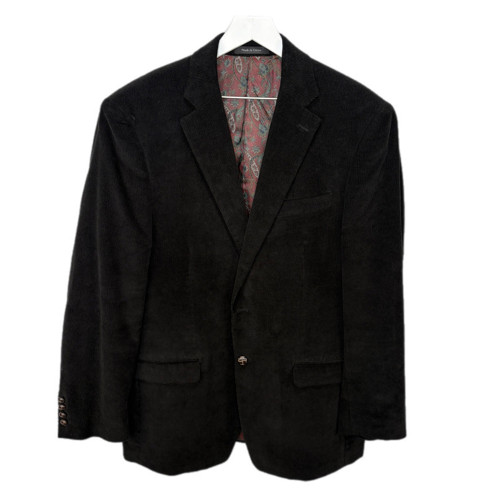 Ralph Lauren Black Corduroy Blazer - Men's Size 42L
