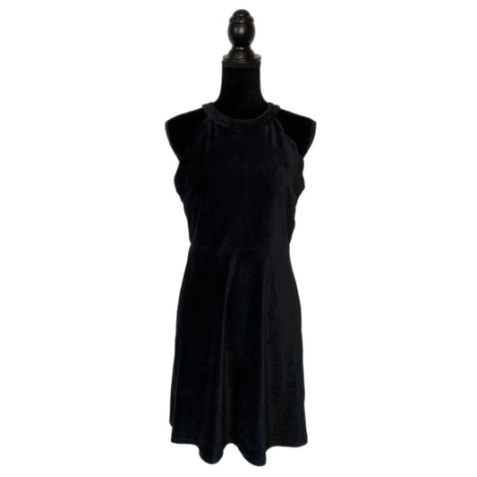 Altar'd State Black Scalloped Halter Dress - Women's Size L