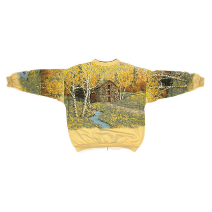 American Vintage National Wildlife AOP Water Mill Fall Landscape - Adult XL