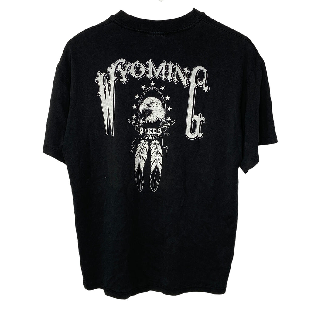 Vintage Single Stitch Biker Let Those Who Ride Decide T Shirt - Large