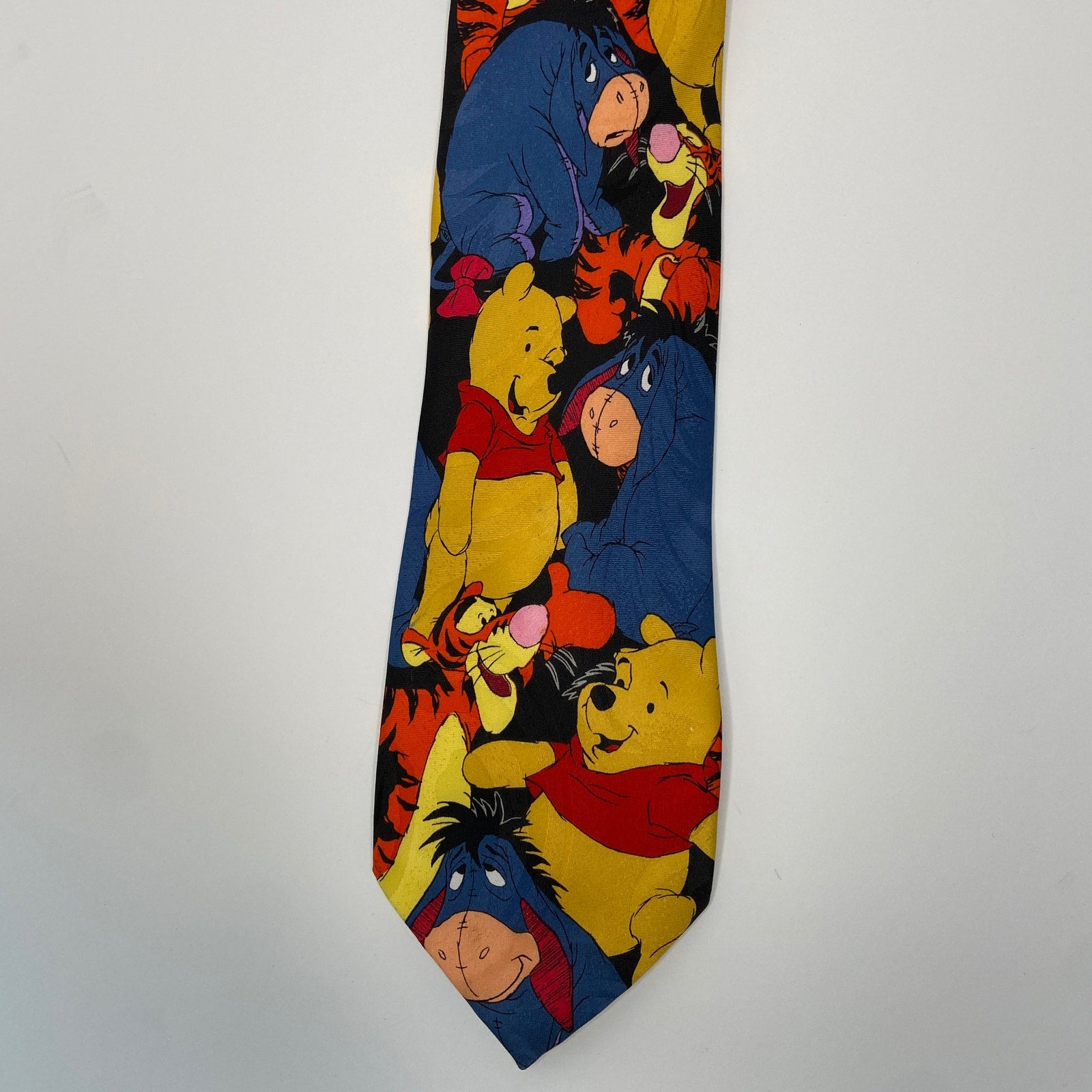 Vintage Winnie the Pooh Tigger Eeyore Men's Tie