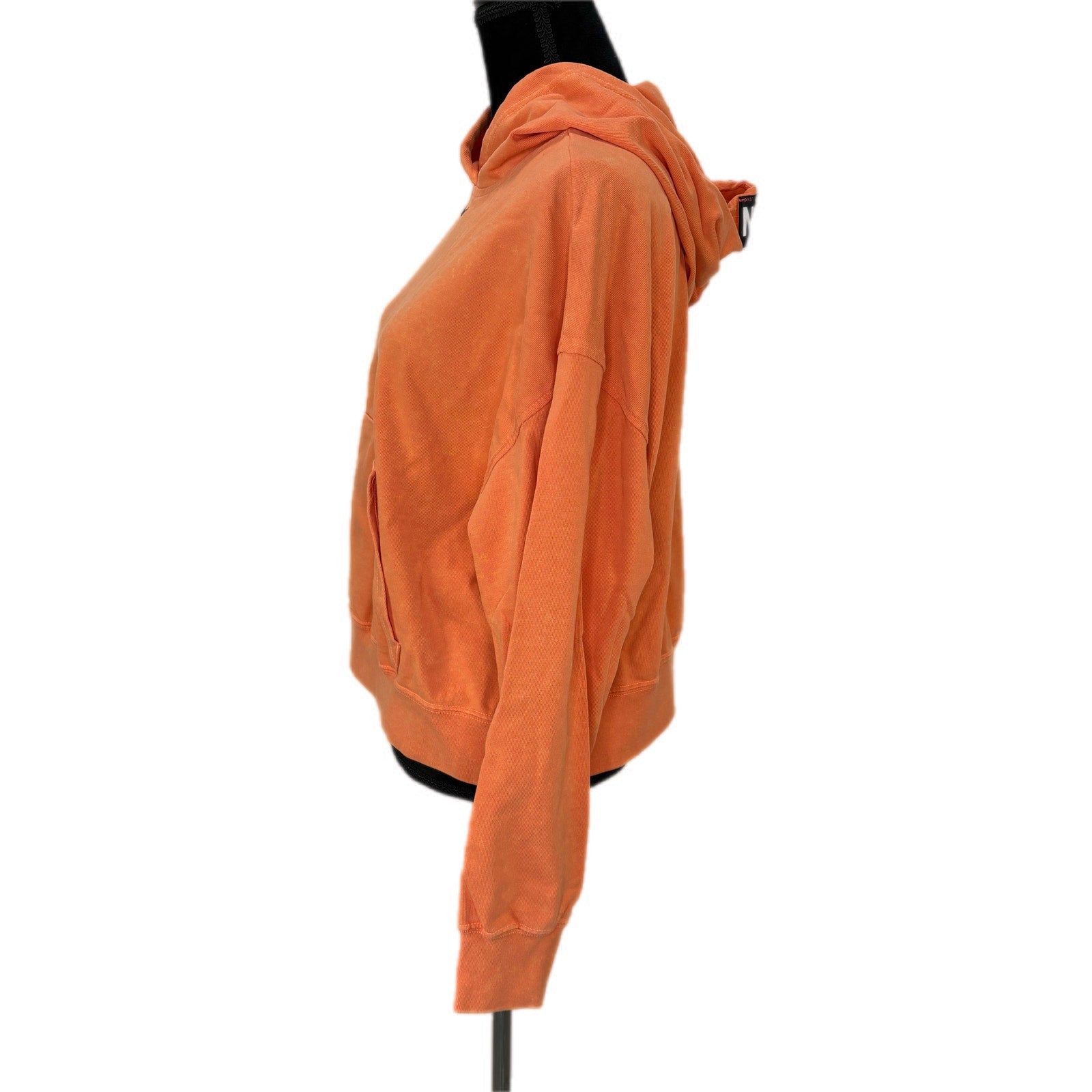 Nike Sportswear Women's Washed Hoodie CZ9854-858 in Atomic Orange - Women's M