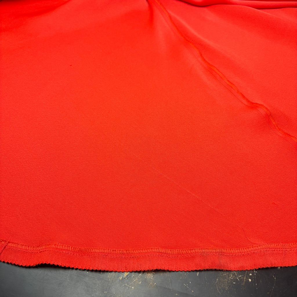 Maria Lucia Hohan Red Ruffle Wrap Dress - Women's Size 2