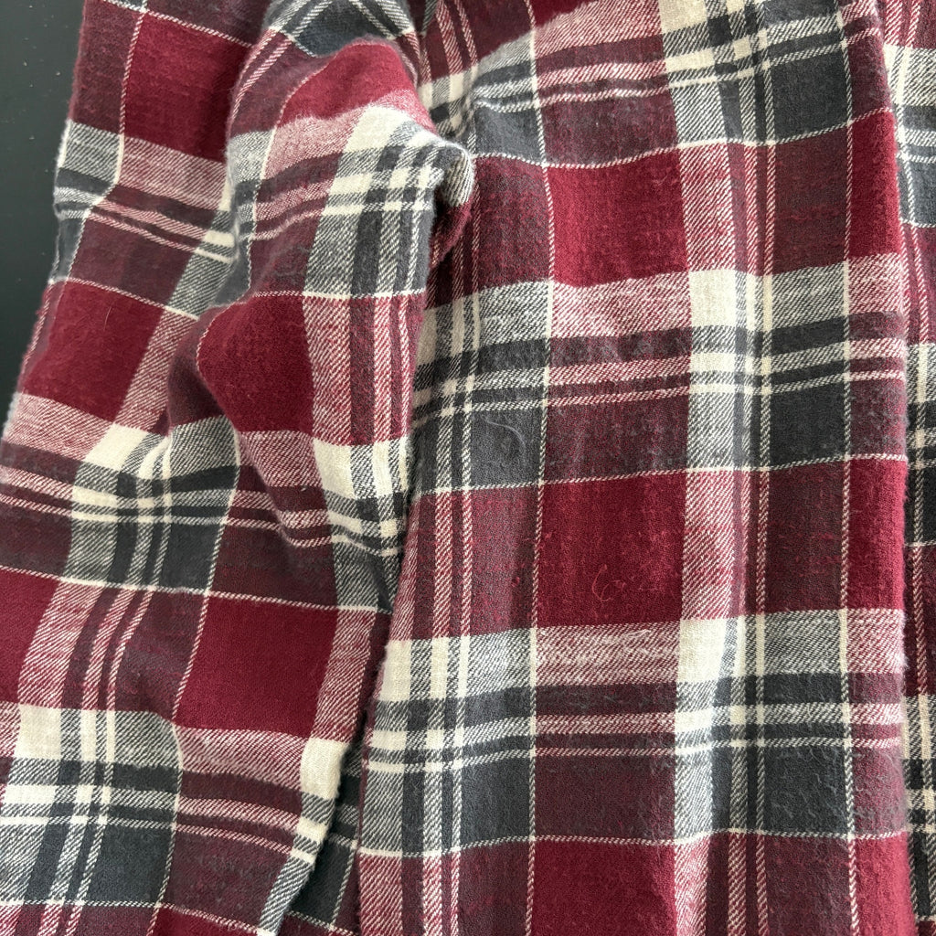 American Eagle Plaid Flannel Removable Hood - Men's Size XL Tall