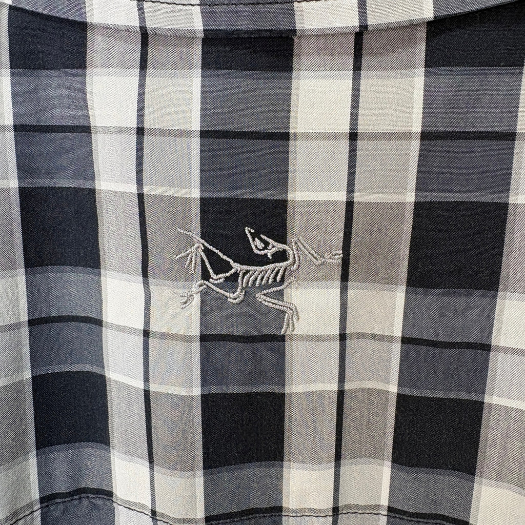 Arc'teryx Gray Plaid Short Sleeve Shirt - Men's Size S