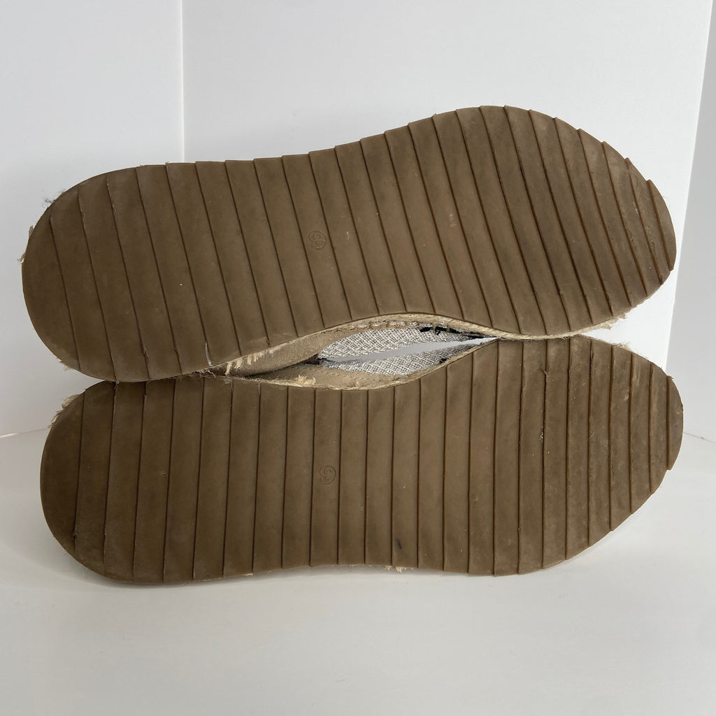 Marc Fisher Silver Toe Espadrilles Sneakers - Women's Size 9.5